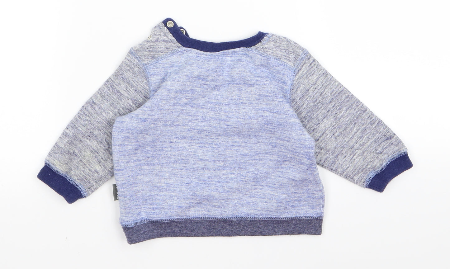 Nutmeg Baby Blue   Basic T-Shirt Size 9-12 Months  - another awesome day