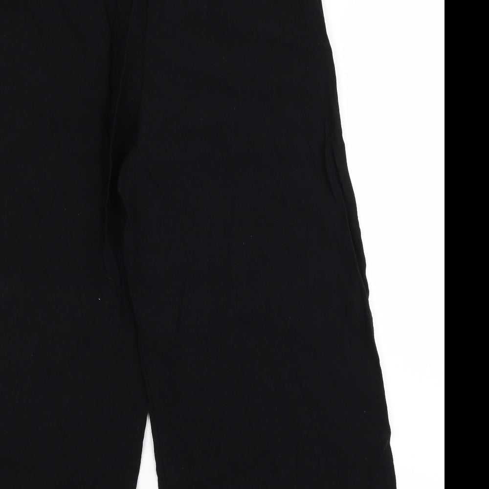Topshop Womens Black   Trousers  Size 12 L22 in