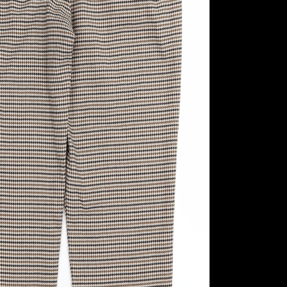 Papaya Womens Brown   Trousers  Size 14 L25 in