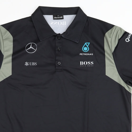 formula Mens Black    T-Shirt Size 2XL  - f1