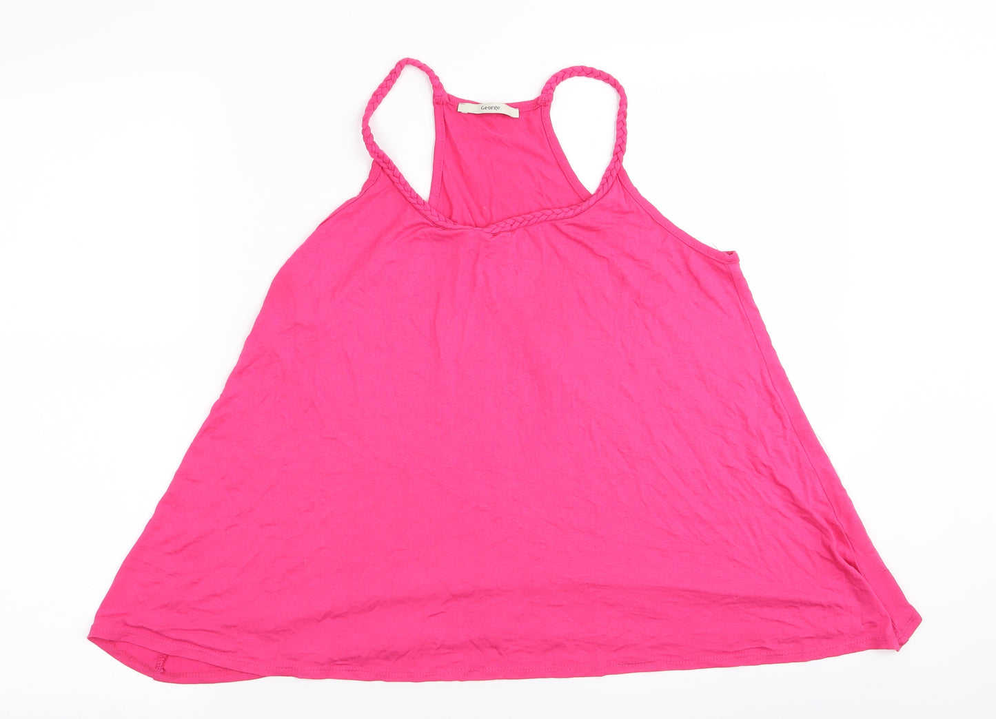 George Womens Pink   Basic Blouse Size 12