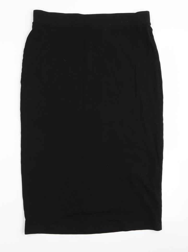 Preworn Womens Black Straight & Pencil Set Size L