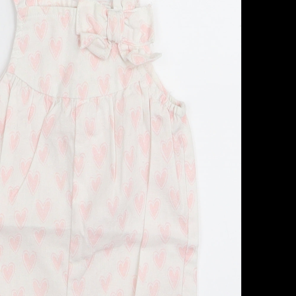 NEXT Baby Pink   Dungaree One-Piece Size 9-12 Months