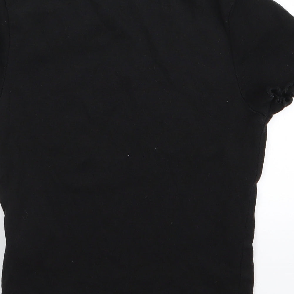 Preworn Womens Black   Basic T-Shirt Size XS
