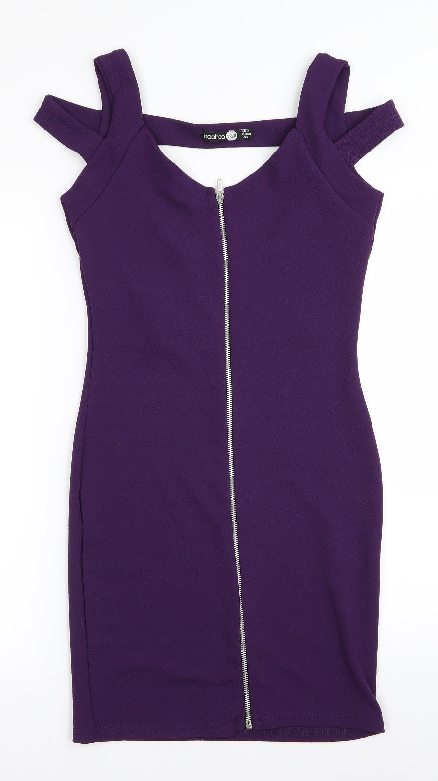 Boohoo Womens Pink   Pencil Dress  Size 10