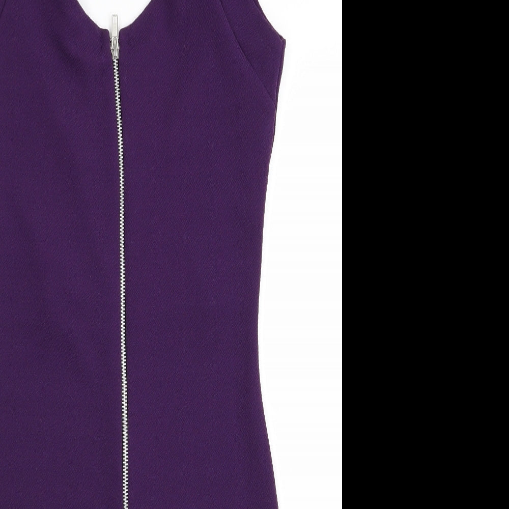 Boohoo Womens Pink   Pencil Dress  Size 10