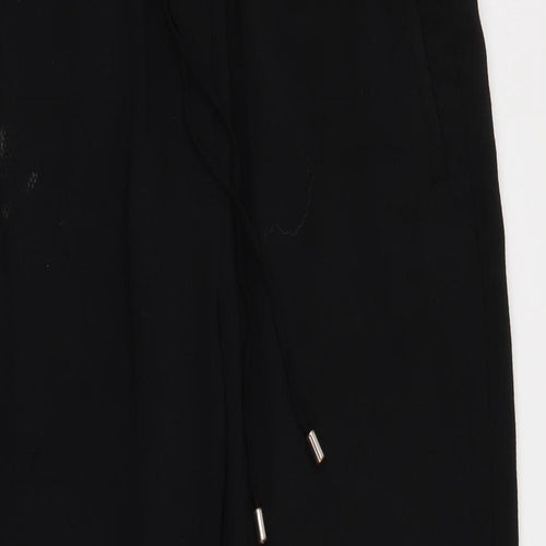 H&M Womens Black   Trousers  Size 38 L25 in