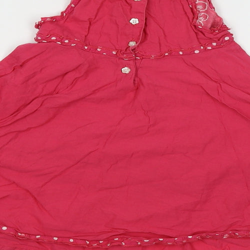 Primark  Pink Floral  Fit & Flare  Size 9-12 Months