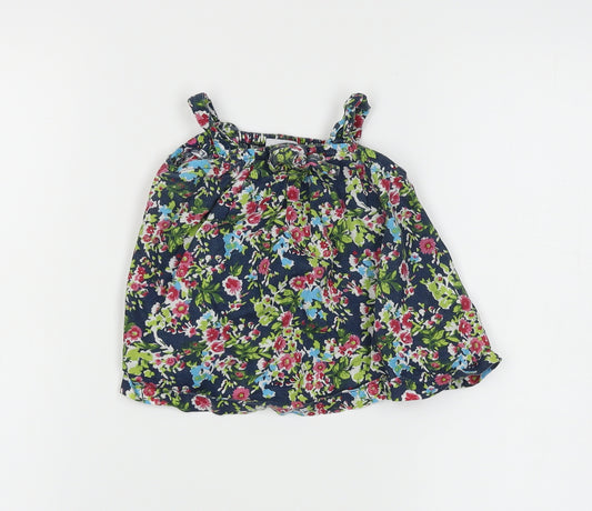 Front view of Primark Multicoloured Floral Camisole Tank, size 12-18, Months