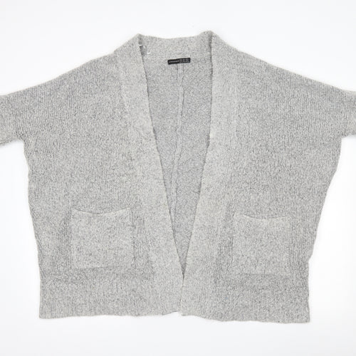 Primark Womens Grey  Knit Cardigan Jumper Size S