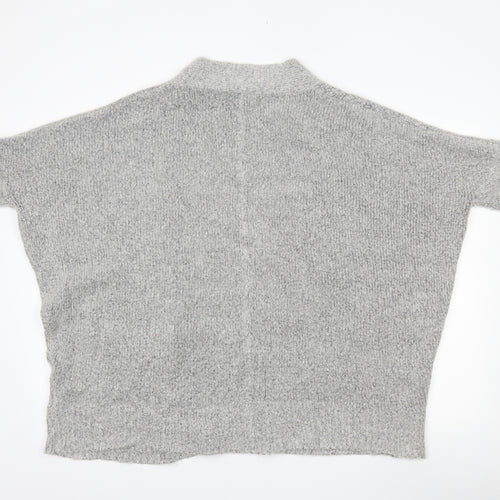Primark Womens Grey  Knit Cardigan Jumper Size S