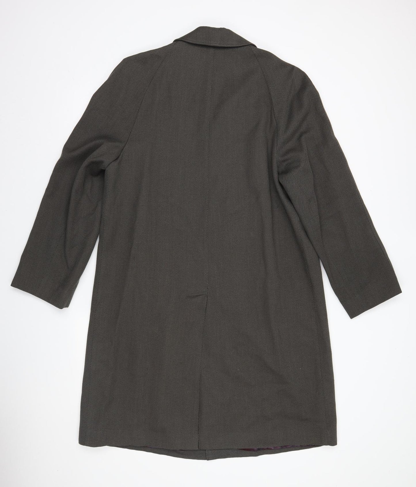 Dunn & Co Mens Green  Knit Overcoat Coat One Size