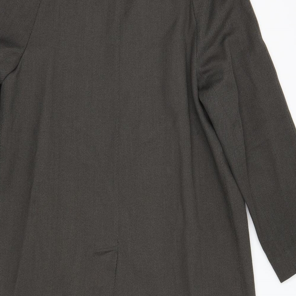 Dunn & Co Mens Green  Knit Overcoat Coat One Size