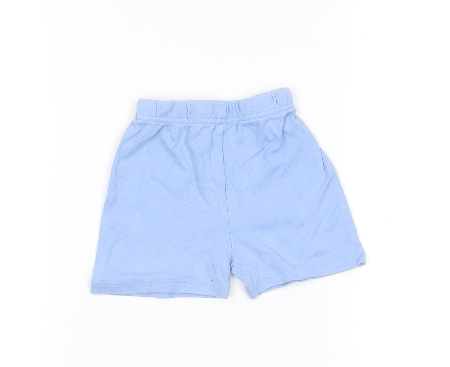 George  Blue  Felt Track Pants Leggings Size 3-6 Months