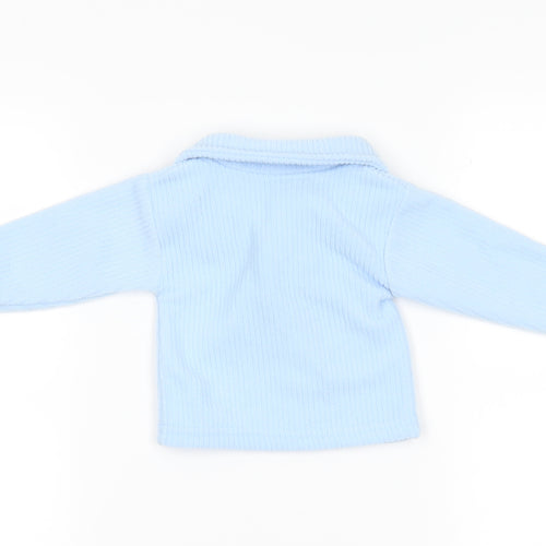 Teddy Collection  Blue  Fleece Pullover Casual Size 0-3 Months  - Teddy
