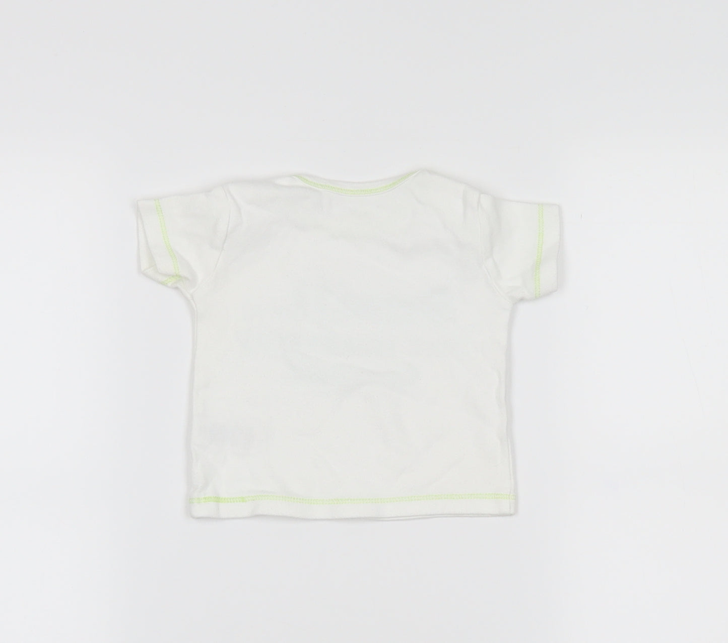 Preworn Baby White   Basic T-Shirt Size 3-6 Months