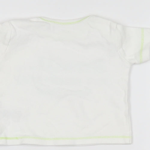 Preworn Baby White   Basic T-Shirt Size 3-6 Months