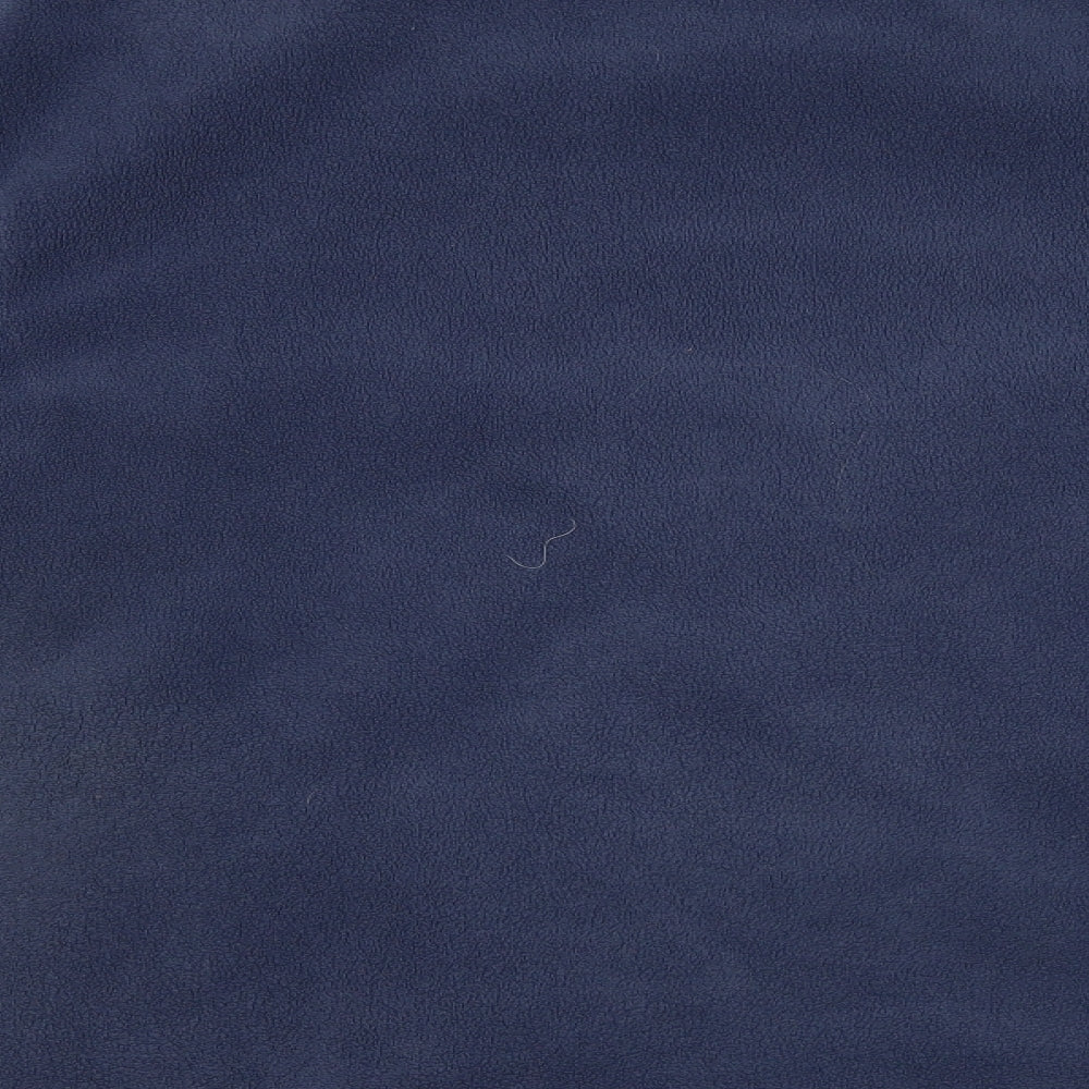 Outdoor Scene Mens Blue  Fleece Jacket  Size M