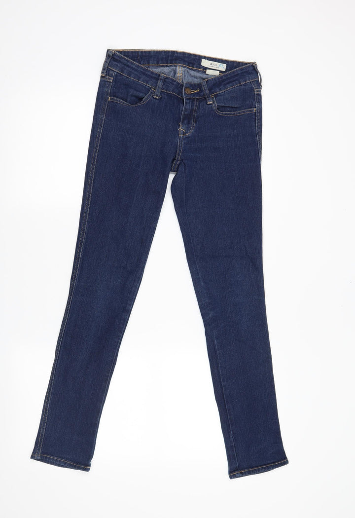SQIN Womens Blue  Denim Skinny Jeans Size 26 L30 in
