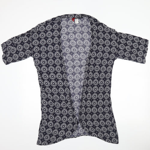 Divided Womens Blue Geometric  Basic Blouse One Size