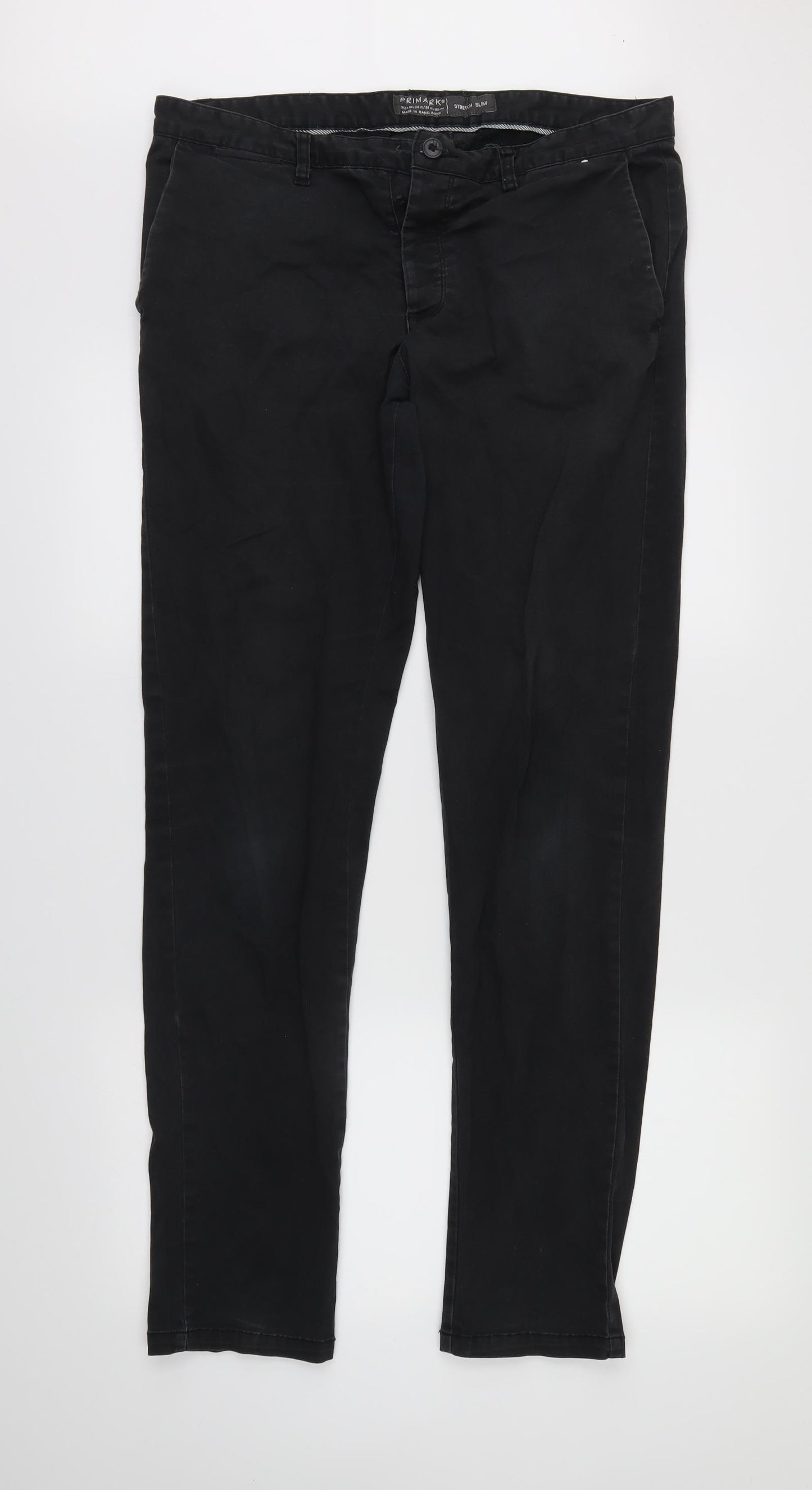 Primark Womens Black  Denim Skinny Jeans Size 36 L38.5 in