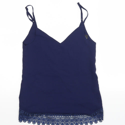 Club L Womens Blue   Basic Blouse Size 8