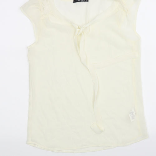 Atmosphere Womens Beige   Basic Blouse Size 8