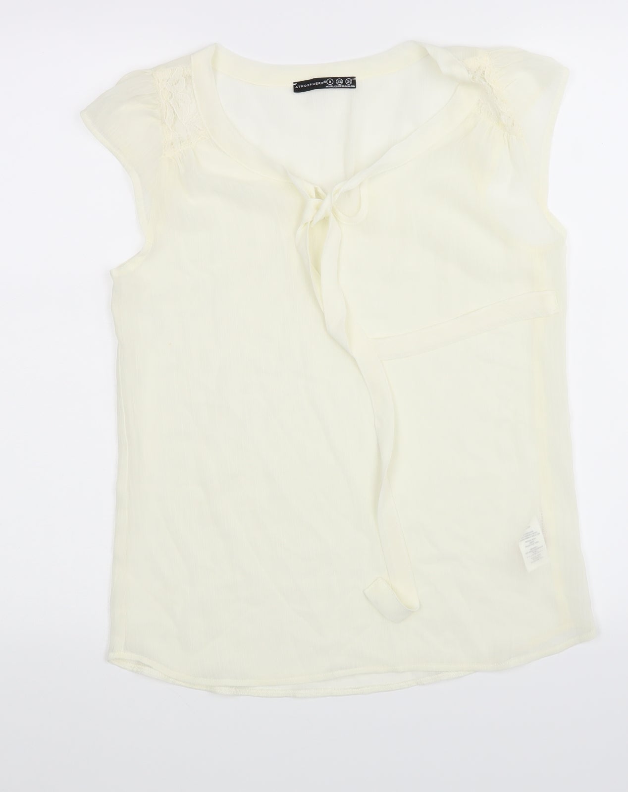 Atmosphere Womens Beige   Basic Blouse Size 8