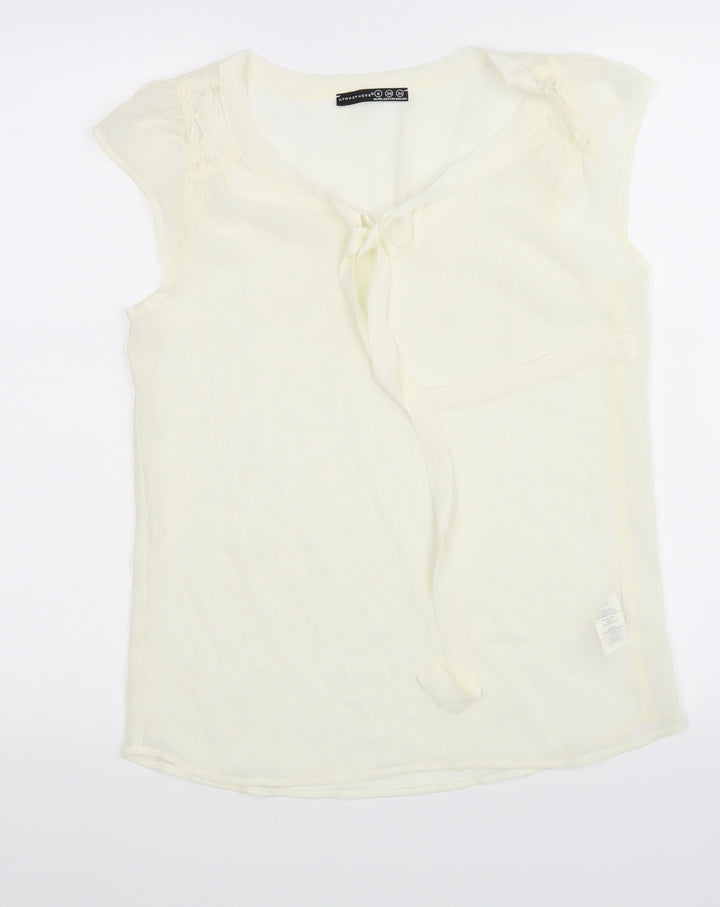 Atmosphere Womens Beige   Basic Blouse Size 8