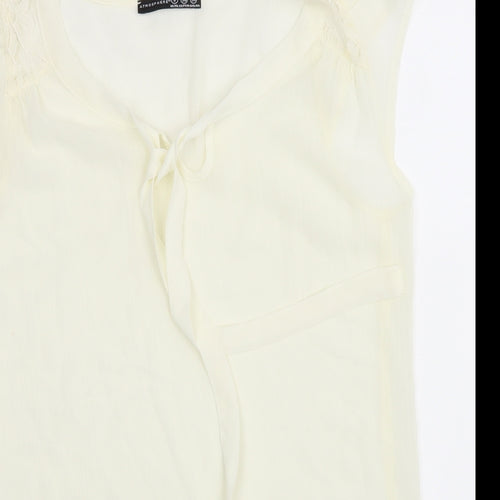 Atmosphere Womens Beige   Basic Blouse Size 8