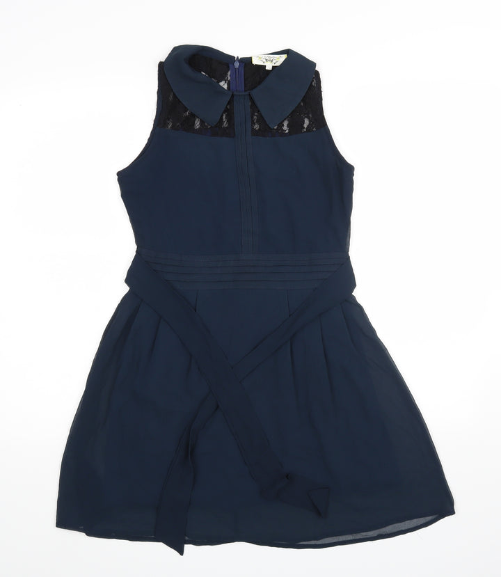 G Lungta Womens Blue Shift Size S