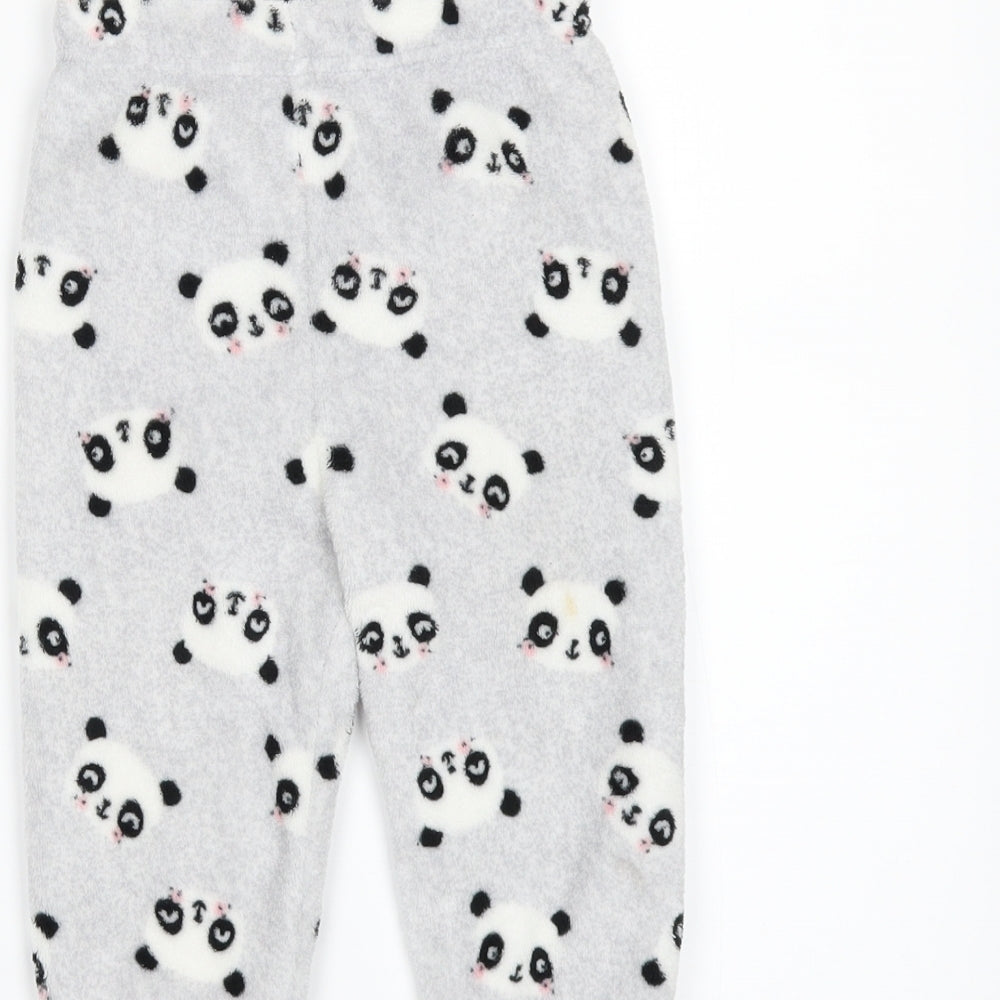 Primark Baby Grey Geometric Fleece  Pyjama Set Size 12-18 Months  - Pyjama Set