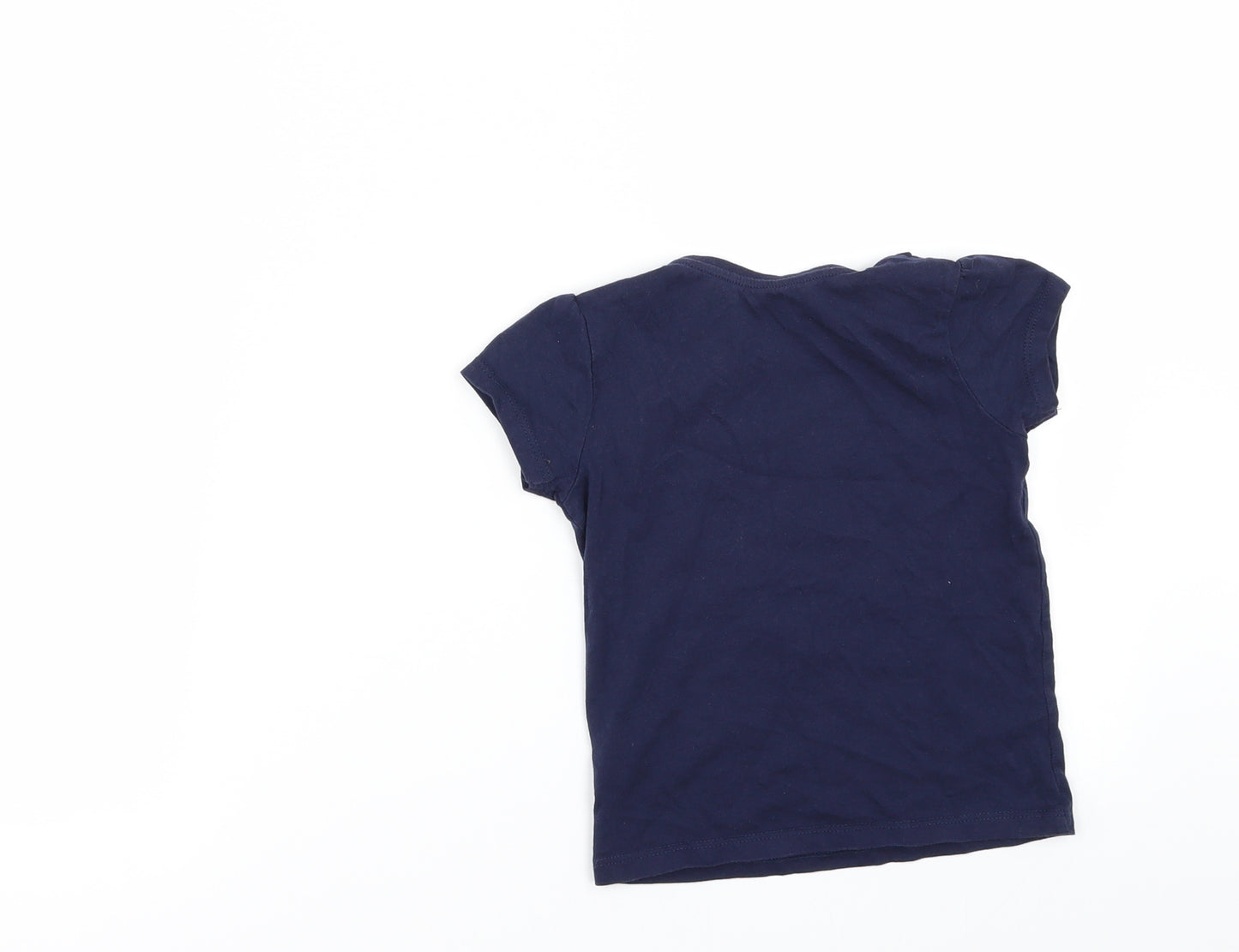 Primark Girls Blue   Basic T-Shirt Size 2-3 Years  - life is good