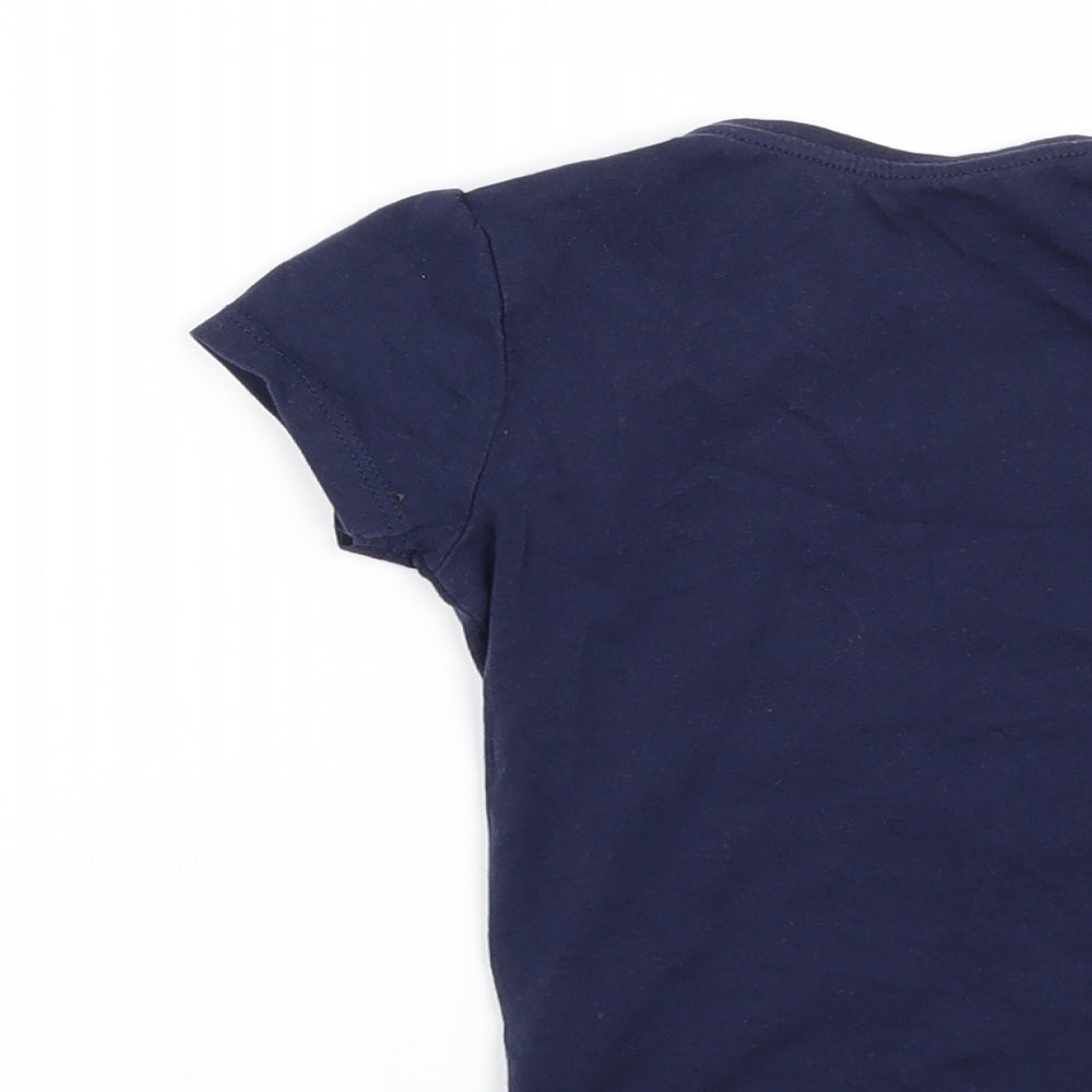 Primark Girls Blue   Basic T-Shirt Size 2-3 Years  - life is good