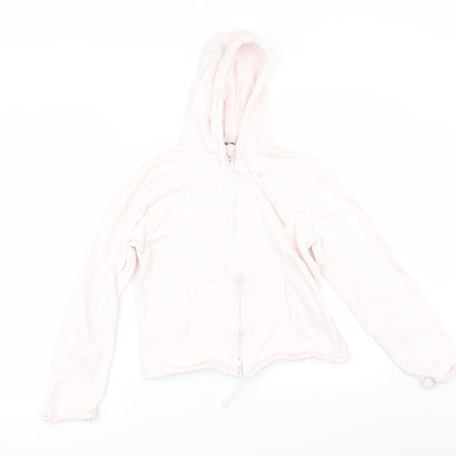 Evita Girls Pink   Full Zip Hoodie Size 14 Years