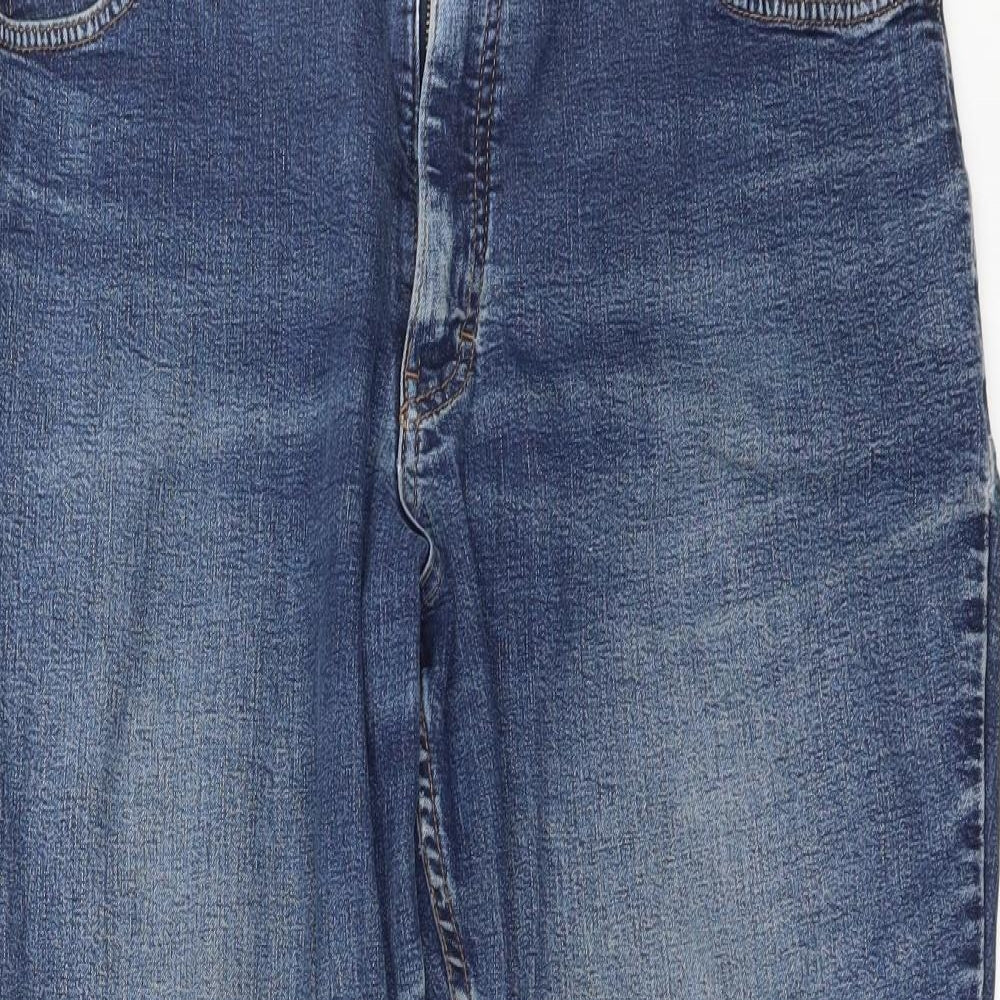 Marks and Spencer Womens Blue  Denim Flared Jeans Size 16 L29 in