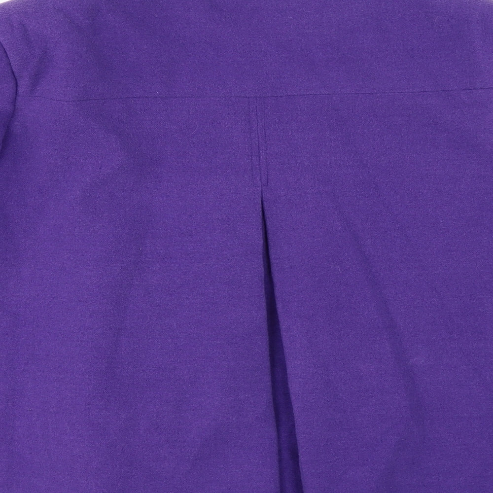 Warehouse Womens Purple   Pea Coat Coat Size 18