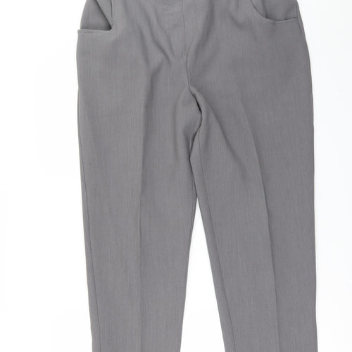 Special Collection Womens Grey   Cropped Trousers Size 16 L25 in