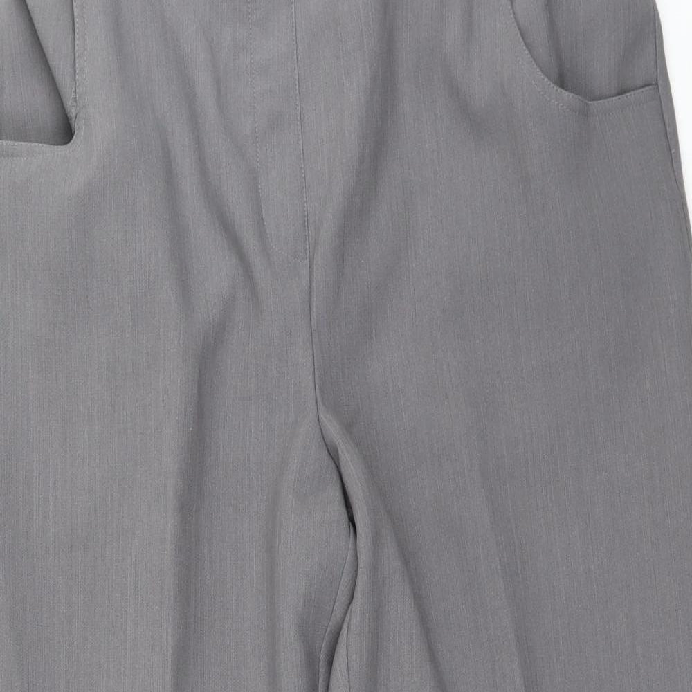 Special Collection Womens Grey   Cropped Trousers Size 16 L25 in