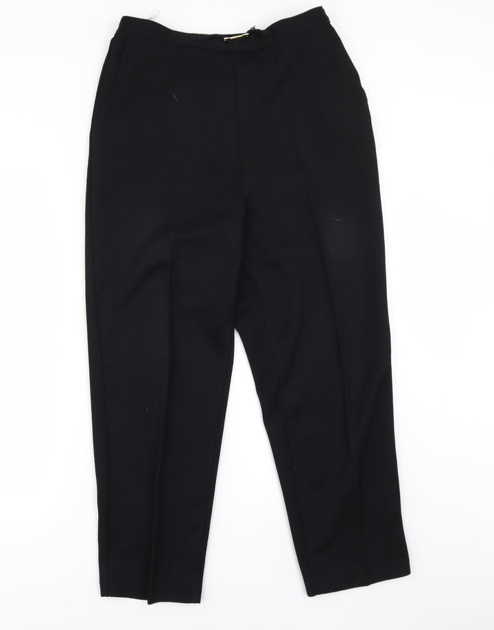 Berkertex Womens Black Trousers Size 16 L25 in
