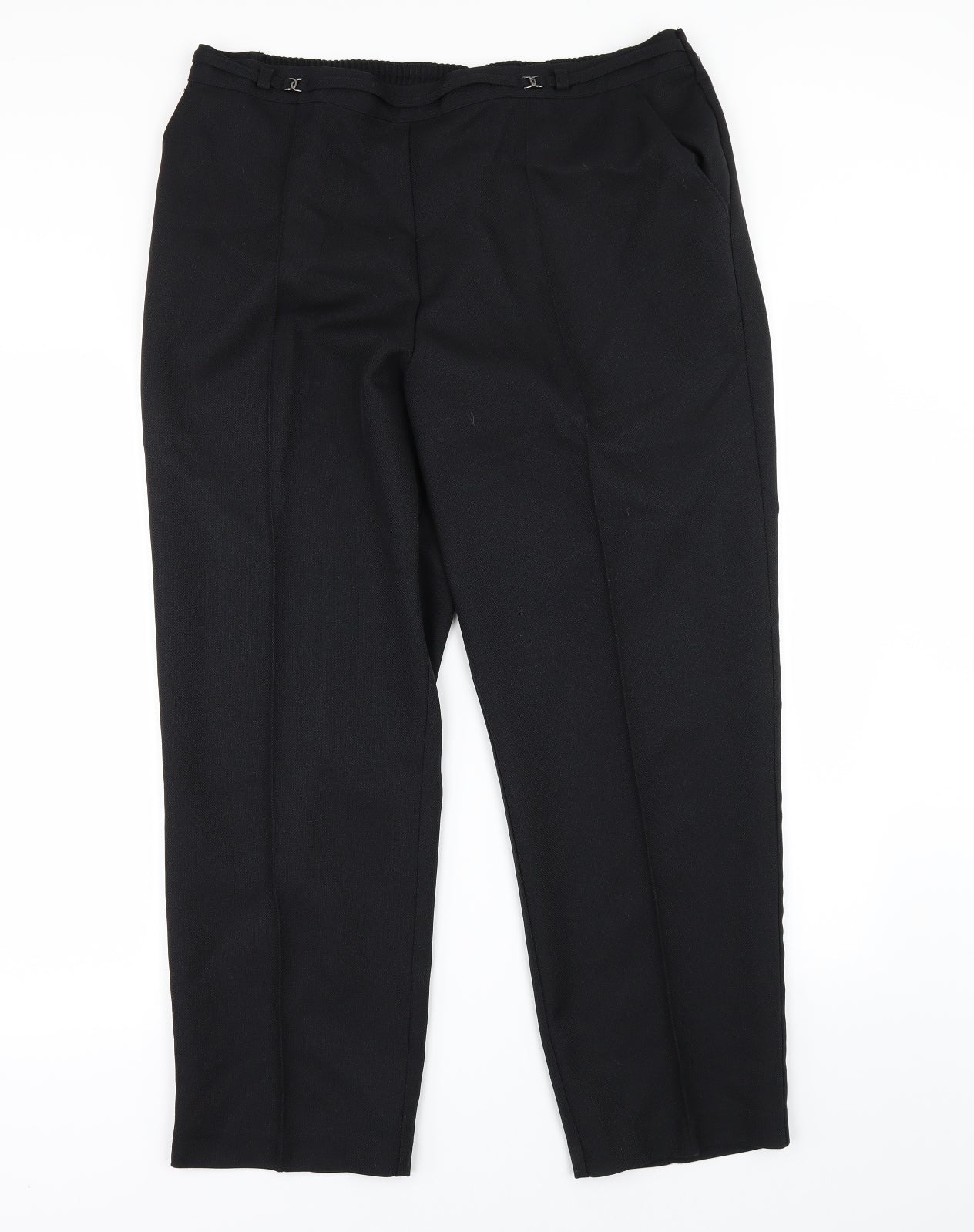 Marks and Spencer Womens Black    Trousers Size 16 L27 in