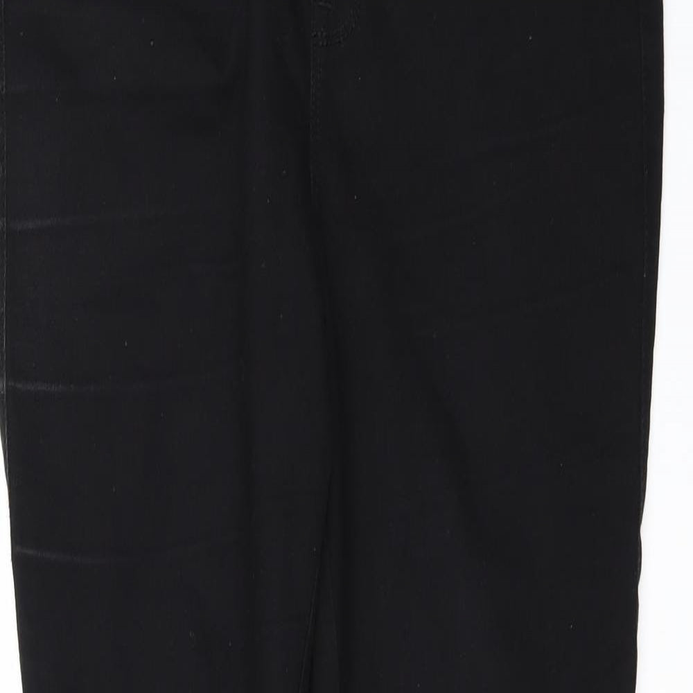 Denim & Co. Womens Black  Denim Jegging Jeans Size 10 L30 in