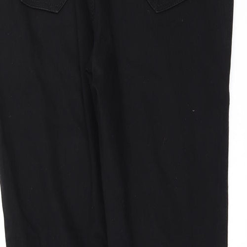 Denim & Co. Womens Black  Denim Jegging Jeans Size 10 L30 in