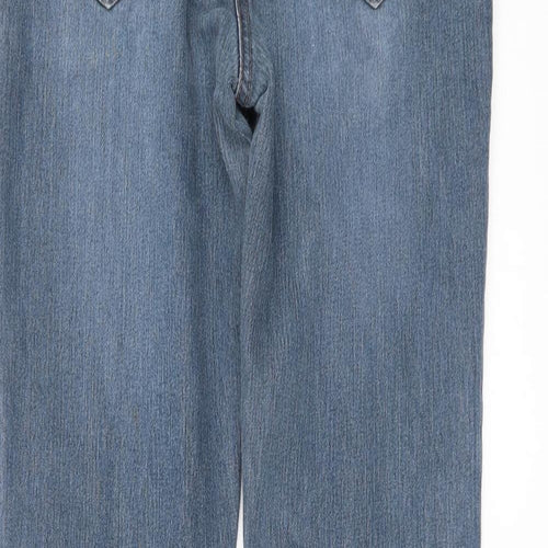 George Womens Beige  Denim  Jeans Size 8 L31 in