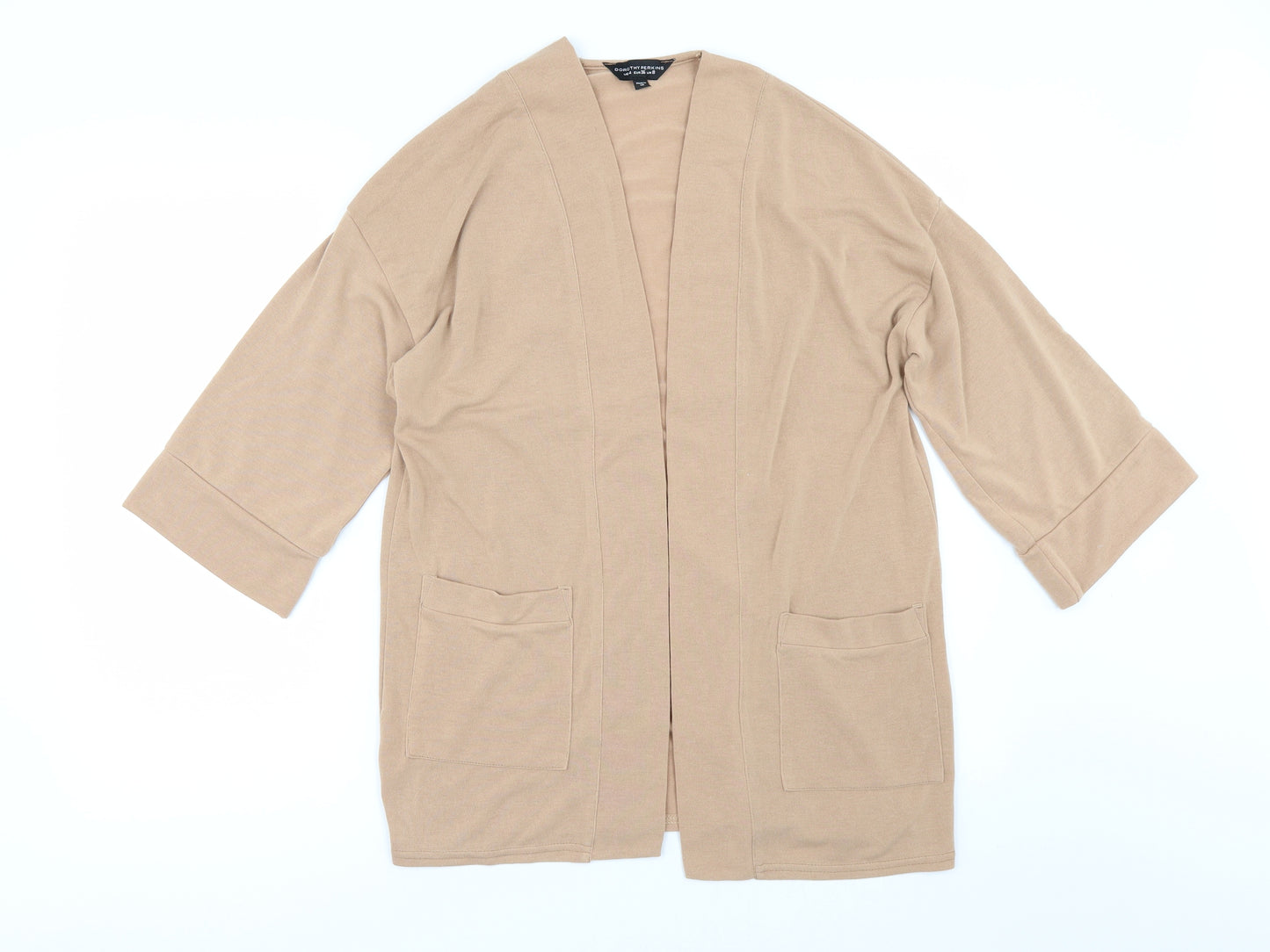 Dorothy Perkins Womens Beige   Cardigan Jumper Size 8