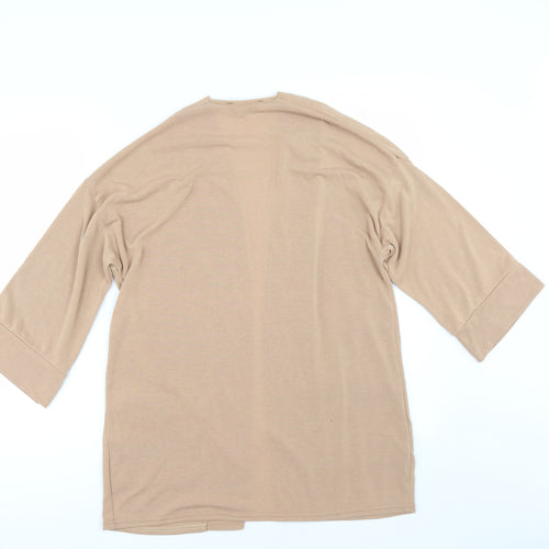 Dorothy Perkins Womens Beige   Cardigan Jumper Size 8