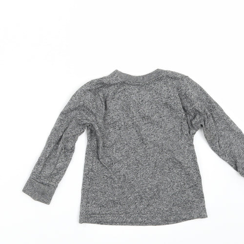 Primark Baby Grey   Basic T-Shirt Size 12 Months  - kermit the frog