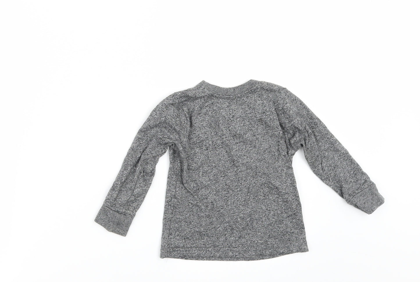 Primark Baby Grey   Basic T-Shirt Size 12 Months  - kermit the frog