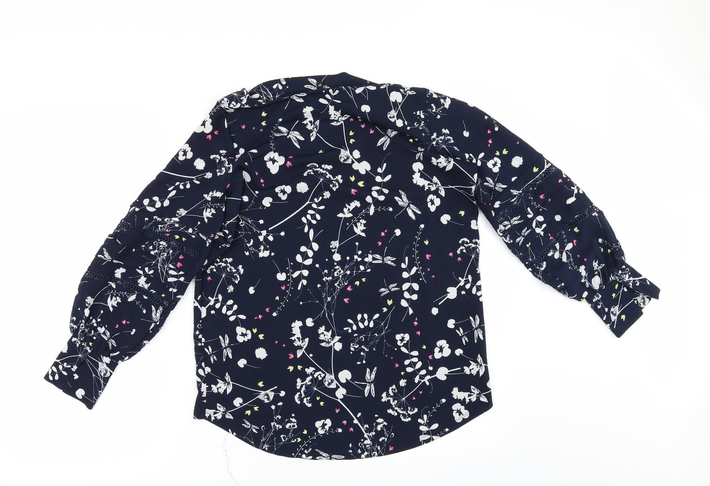 NEXT Womens Blue Floral  Tunic Blouse Size 8