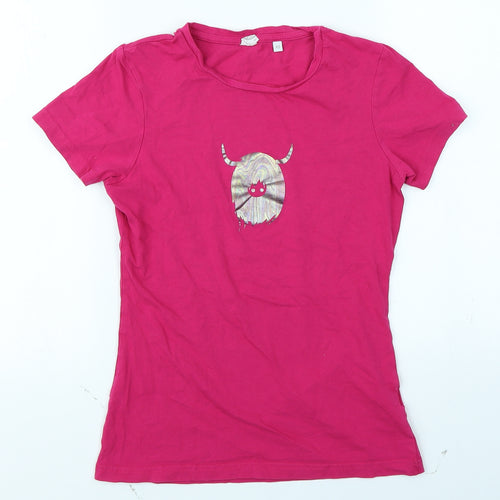 Skinnifit Womens Pink   Basic T-Shirt Size XS